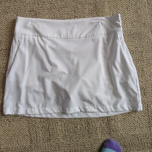 White Athletic Skort